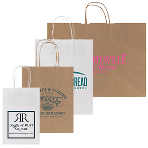 Custom Ink Print Paper Shopping Bags