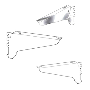 0.5'' Slot Wall Standards Flange Brackets