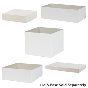 White Gift Boxes with Lids