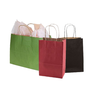 Colored Paper Shopping Bags