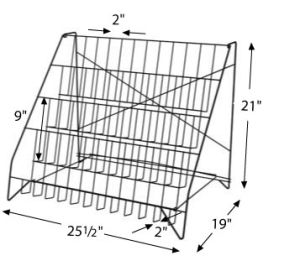 Countertop Literature Racks