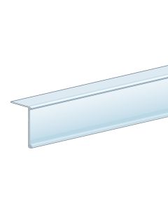 Adhesive, Top Mount, Hinged 1.25”H x 47.625”L, White, Ticket molding