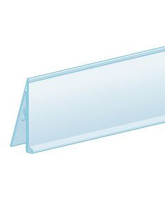 C-Channel Clip in LowProfile ClearVision Ticket Molding 1.25H x 47.625"L , White