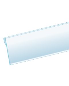 C-Channel Clip in Hindged ClearVision Ticket Molding 1.25H x 47.625"L , Black
