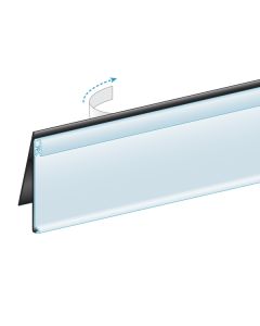 C-Channel, Clip-In, 1.21” Back Leg 1.25”H, Ticket molding