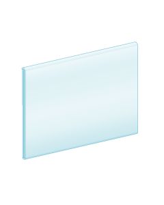 StickNSnap™ Flat Mount, Locking Window 1.25”H x 48”L, Clear, Ticket molding