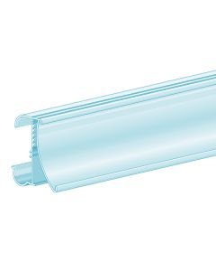 FlexKlip® Small Ratchet Adapter 1.25”H x 47.625”L, Clear, Ticket molding