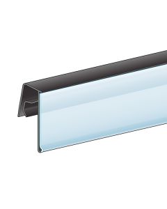Fence, Clip-Over, 17.5° Angle 2”H x 2.5”L, Clear, Ticket molding