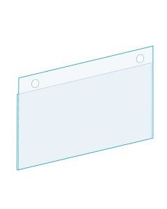 Fence, with Button Clips Label Holder, Clear