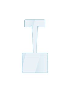 WobBlacker, with Sign Pocket ShelfTalker™, Clear