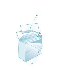 Price Channel Label Protector, Precut, Clear