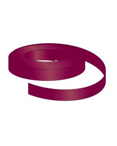 ShelfLife™ Colored Price Channel Insert, Unprinted 1.25”H x 100'L roll, Burgundy