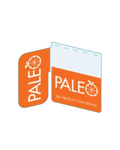 Paleo Shelf Talker, Signature Series, 2.5"W x 1.25"H