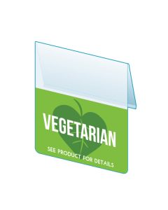 Vegetarian Shelf Talker, 2.5"W x 1.25"H