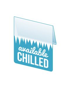 Available Chilled Shelf Talker, 2.5"W x 1.25"H