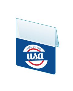 Made In USA Shelf Talker, 2.5"W x 1.25"H