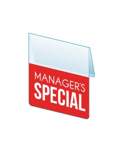 Manager's Special Shelf Talker, 2.5"W x 1.25"H
