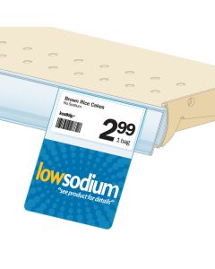 Low Sodium Shelf Talker, HealthTalker Series, ClearVision, 2.5"W x 1.25"H