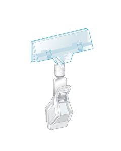 TwistKlip™ Large Clip with Large Claw Clear/White