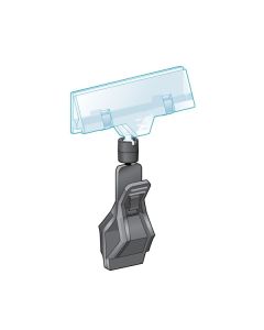 TwistKlip™ Large Clip with Large Claw Clear/Black