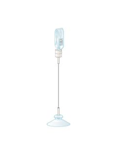 TwistKlip™ Small Clip with Suction Cup & Wire Ext.