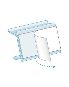 Channel Clip-In, Flush, Adhesive Front 2”L