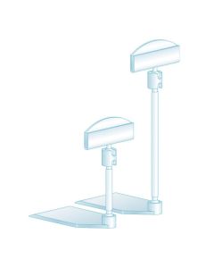 TwistKlip™ Wide Card Holder w/ Wedge Plate & Ext.