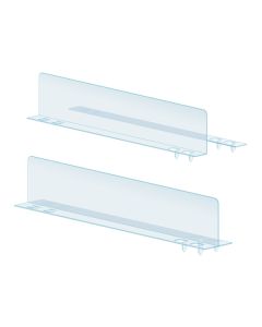 PopLock™ T and L-Style Shelf Divider, Clear