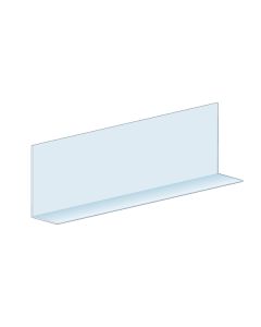 Shelf Divider L-Bracket Display Builder, Clear