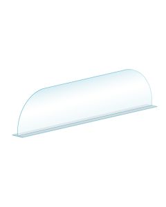 Shelf Divider 2-in-1, 5"H, Clear