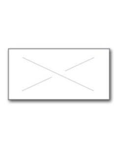 White, 1 Line Garvey 25 Labels