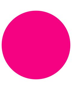 Fluorescent Pink, Circle Sticker Labels