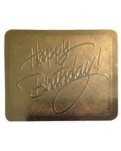 Happy Birthday - Gold, Gift Labels