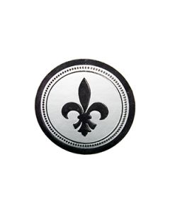 Fleur de Lis - Silver, Gift Labels