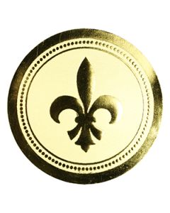 Fleur de Lis - Gold, Gift Labels