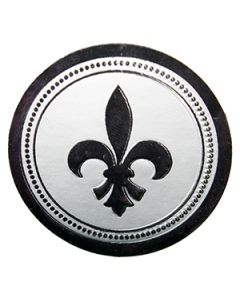 Fleur de Lis - Silver, Gift Labels