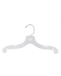12" Clear, Heavy Duty Top Hangers with Metal Swivel