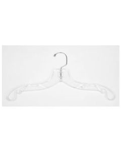14" Clear, Heavy Duty Top Hangers with Metal Swivel