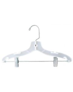 14" White, Suit Hangers