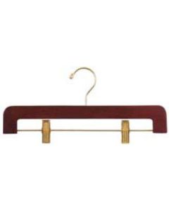 14" Walnut, Wood Pant and Skirts Hangers