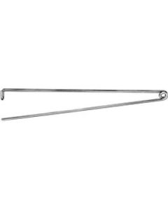 14" Chrome, Steel Diaper Pin Rod