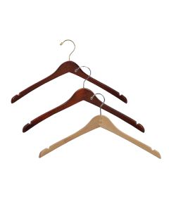 17" Curved Top Hanger with Notches