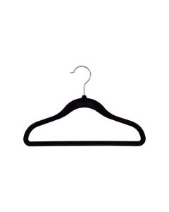 11 5/8" Kids Black Velvet Suit Hanger