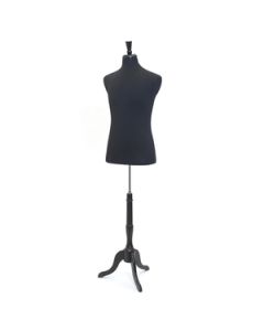 Black, Mens Jersey Jacket Form