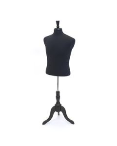 Black, Mens Jersey Shirt Form