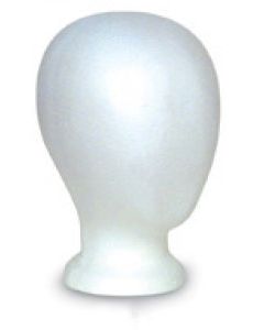 Female White Blank, Styrofoam Head Mannequin
