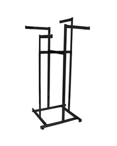 4 Arm Garment Racks, 16" Straight Arm