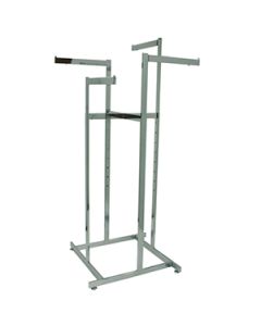 4 Arm Garment Racks, 22" Straight Arm