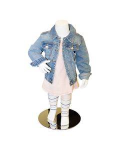 Child/Toddler Headless Fiberglass Mannequin w/Base