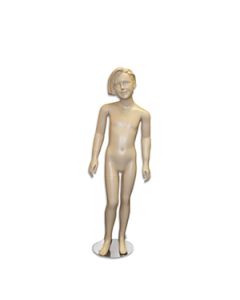 Mannequin Kids Girl Molded Hair, with Face Fleshtone 50"